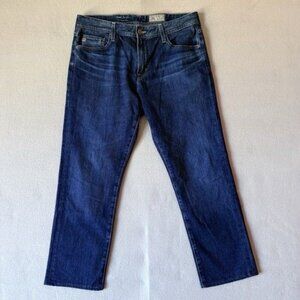 Mens AG Adriano Goldschmied THE EVERETT Slim Straight 33x28 33R Denim Blue Jeans